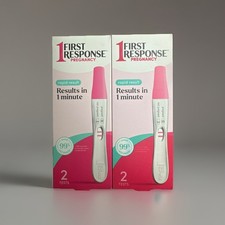 Lot Of 2 First Response Rapid Result Pregnancy Test Kits With 2 Tests Each