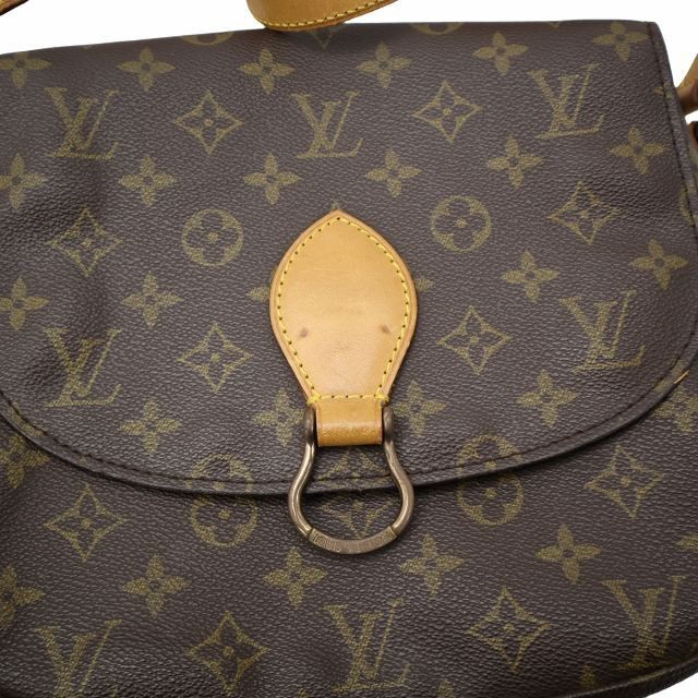 Louis Vuitton Saint-Cloud GM Shoulder Bag M51242 Monogram Brown Women's Auth thumbnail 2