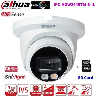 Dahua IPC-HDW2449TM-S-IL 4MP 4K IP-Kamera Dual Light Full Color Mikrofon DE