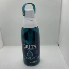 Premium Leak Proof Filtered Water Bottle, Sea Glass, 36 oz by Brita