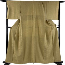 M Linen Kimono Ocher Yellow Color 158cm Length Used