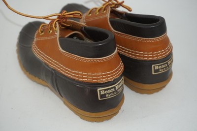 L.L. Bean Bean Boots Brown Leather Duck Rain Boots 