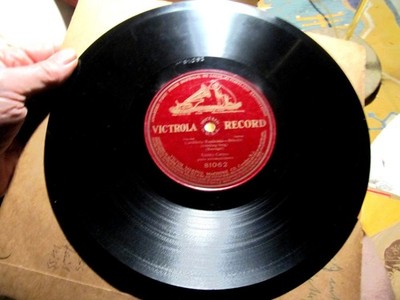 1st VICTOR Session 1905 ENRICO CARUSO piano Cavalleria Rusticana BRINDISI 81062