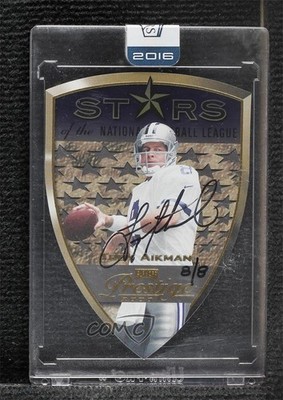 2016 Panini Honors Recollection Collection 8/8 Troy Aikman Buyback Auto HOF 1q7