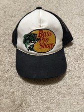 Bass Pro Shops Youth White And Black Trucker Hat