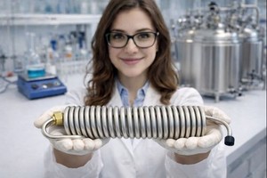 Parker Stainless Coil ~ 18 ft, 2″ ID (35 Coils) LOX Heat Exchanger –Non-Magnetic