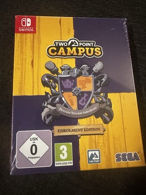 Two Point Campus Enrollment Launch Edition - Nintendo Switch FACTORY SEALED