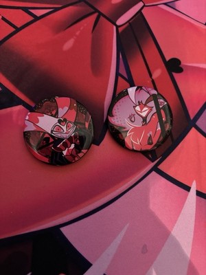 Helluva Boss Fizzarolli And Asmodeus Blind Bag Valentine's Day Pin Hottopic