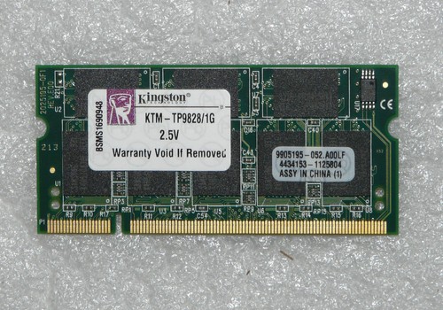 BRAND NEW GENUINE KINGSTON TP9828 1GB TP9828/1gb DDR 333MHz CL2.5 PC-2700 MEMORY