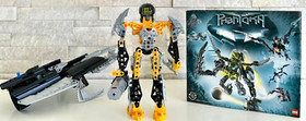 Bionicle Toa Ignika 8697 with 4 Zamor Spheres & Manual.  Complete  .