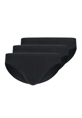 Huber Herren Brasil Slip 3er Pack Just Comfort Black Cotton Stretch M L XL NEU