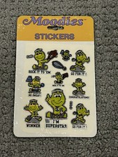 Vintage 1983 Kent Toys Stickers Decals "I'm SuperStar" Brand New Factory Sealed