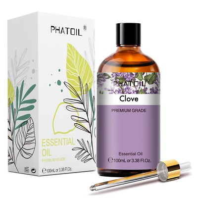 100ml Rein Natur Nelke Ätherische Öle für Diffusor, Luftbefeuchter, Massage,DIY