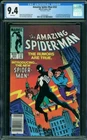 Amazing Spider-Man #252 CGC 9.4 1984 RARE Mark Jewelers! 1st Black Costume! cm