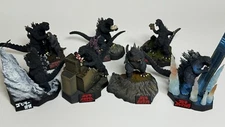 Godzilla Diorama Mini Figure Yuji Sakai Lot of 7 BANDAI Complete Works Toho