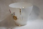 Vintage Regency Bone China Pink & White Roses Teacup and Saucer — photo 5