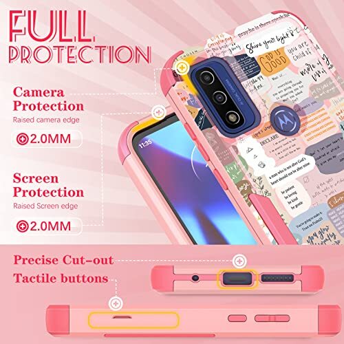 Funda para Motorola Moto G Pure/G Power 2022/G Play 2023 Christian Quotes - Imagen 4 de 7
