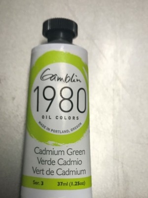 Gamblin artists Art sketching Oil cadmium Green 37ml (729911171004)