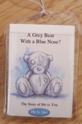 Carte Blanche Tatty Teddy The Story of Me to You Mini Buch englisch 4,5x3 cm