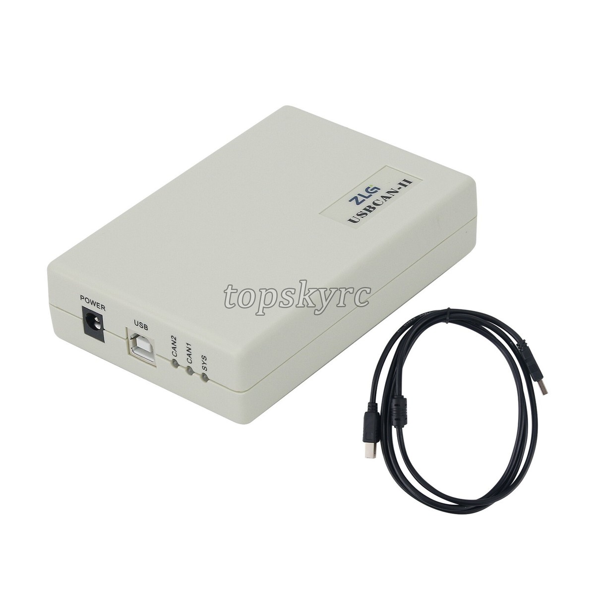 ZLG USBCAN-II USB to CAN Adapter CAN Bus Analyzer Debugger w/ 2CH