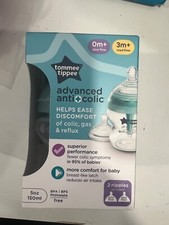 Tommee Tippee Advanced Anti-Colic Baby Bottle 5 Ounce Bottle New