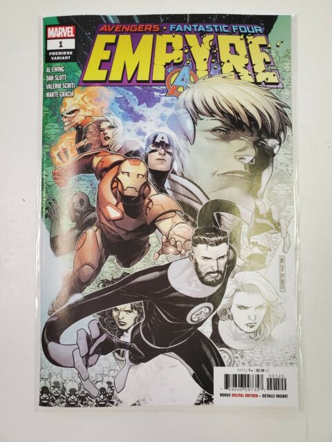 empyre 1 jim cheung premiere variant marvel comics avengers fantastic four