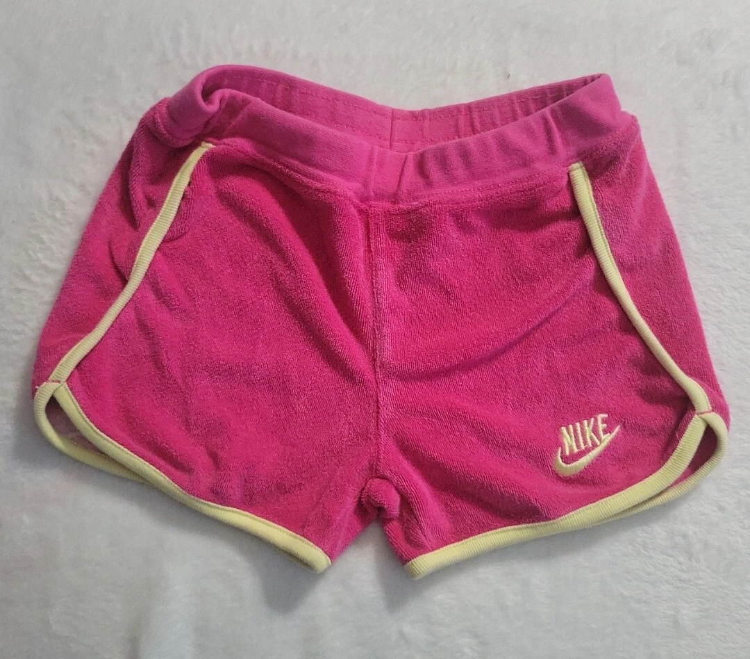 Nike pink best sale and yellow shorts