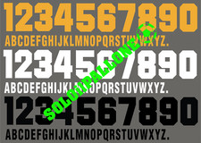 kit nome + numero x maglia inter 95-96 bianco,giallo ocra o nero in flock umbro