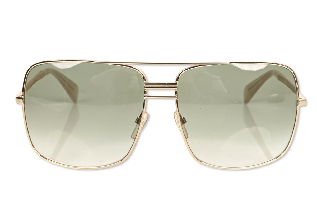 Celine Women's Metal Sunglasses CL 41808/S Gold Green Gradient