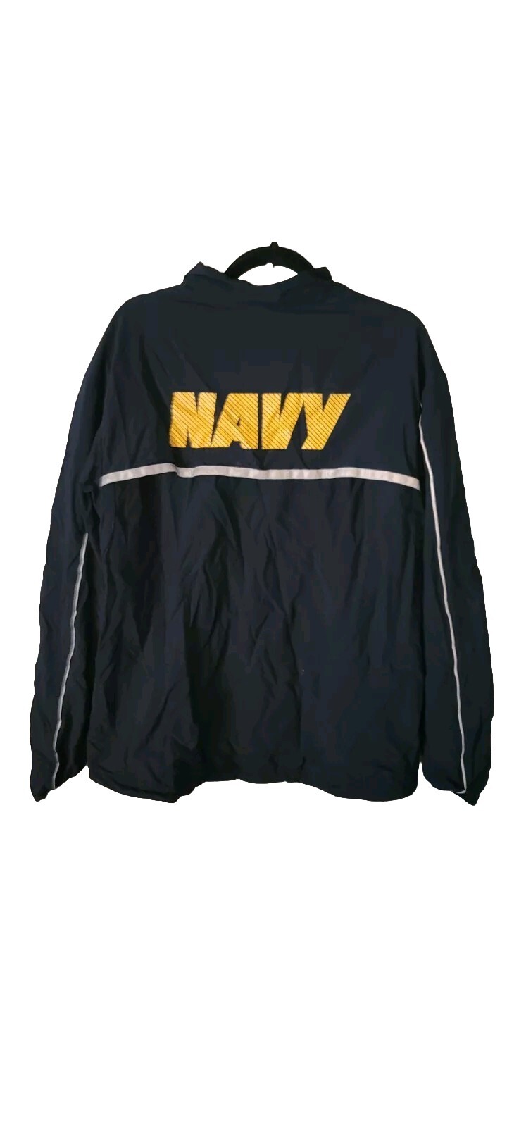 Navy running jacket size Medium - image 3
