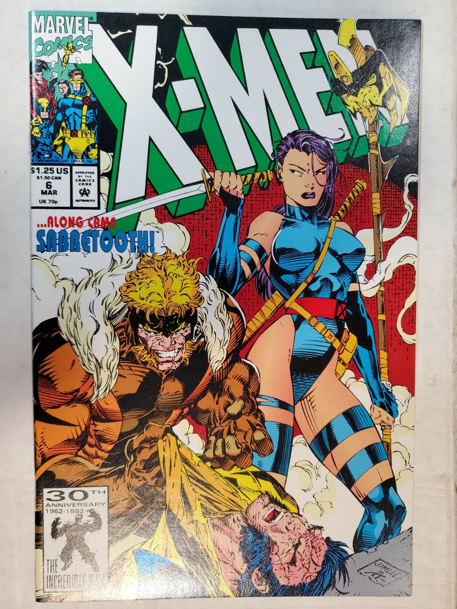 X-Men #6 (1992) Jim Lee, 1st app Birdy, Sabretooth, Omega Red, NM+