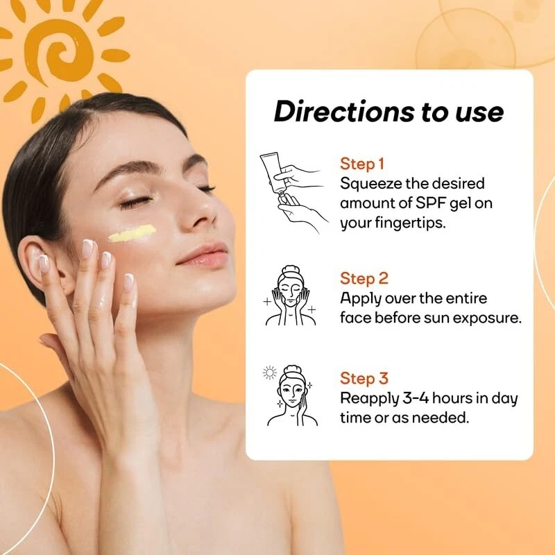 MOUNTAINOR Anti Acne Sunscreen UV Gel SPF50+ PA++++50g Dermatologically All Skin - Image 4 of 4