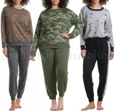 NEW WOMENS SPLENDID SOFT 2 PIECE PAJAMA LOUNGE SET TOP  JOGGER PANT VARIETY