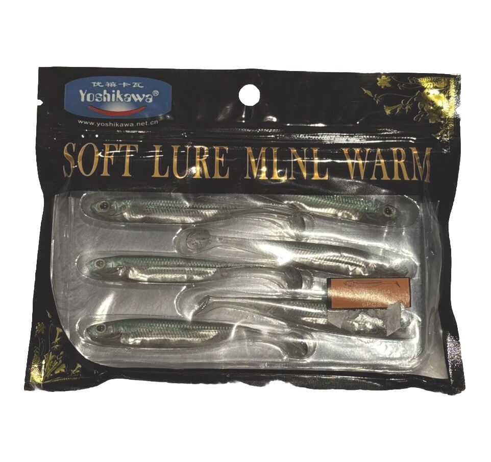 Paddle Tails & Small Soft SwimBaits High Elasticity with Belly Flash Foil 6 Pack - Image 6
