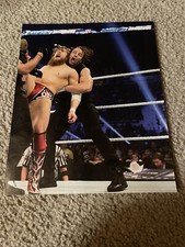 Vintage DANIEL BRYAN vs DEAN AMBROSE WWE Wrestling Pinup Photo Magazine Clipping