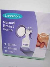 Lansinoh Manual Breast Pump for Breastfeeding New, Sealed 