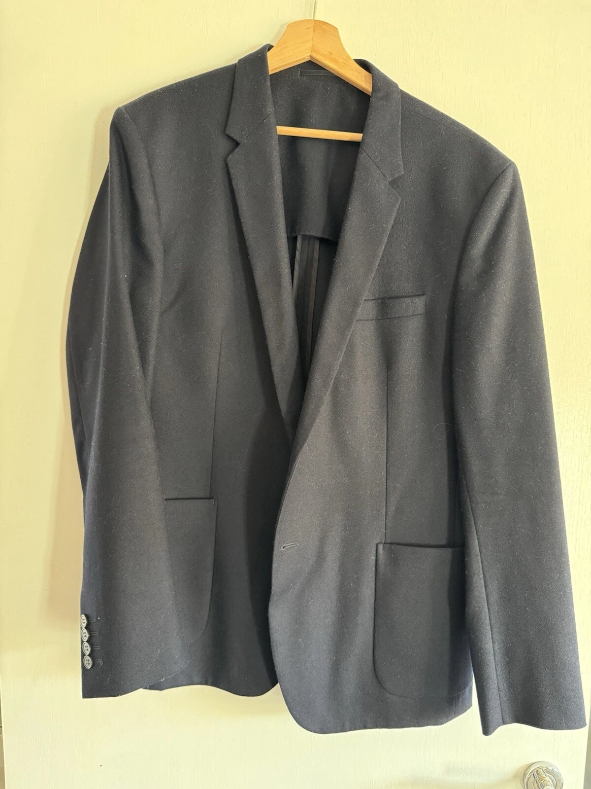 Cos Men’s Navy Wool Blazer - 44in