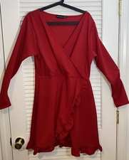 Pretty Little Thing Size 16 Polyester Dress