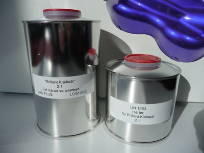 Peinture Voiture 2K Turquoise Métallique Lackpoint - Set 7 Litres - Laque Acrylique Brillante - Fabriqué En Allemagne - Neuf