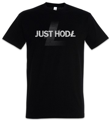 Just Hodl Herren T-Shirt Crypto Bitcoin Currencies Cryptocurrency Digital