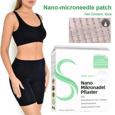 4pcs Nano Microneedle Patch, SMGT-GLP-1 Patch for Women & Men, Skin Care Best