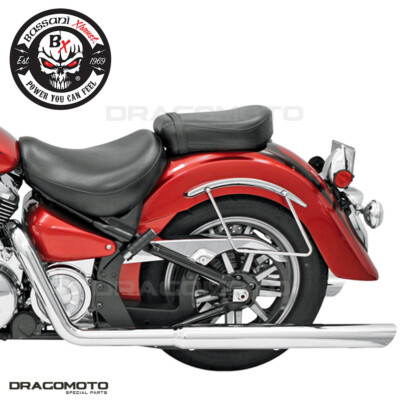 Yamaha XV 1600 AT Road Star Silverado 1999-2003 Krümmer BASSANI True Dual ...