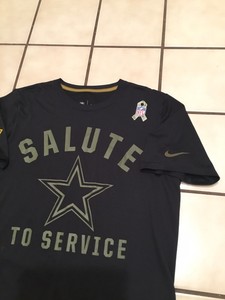 Details About Nike Dri Fit Nfl Salute To Service Dallas Cowboys Military Camo Zeke Dak T Shirt