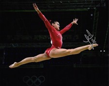 Laurie Hernandez Signed 11x14 Photo Rio Gold Medal Gymnast Olympics COA