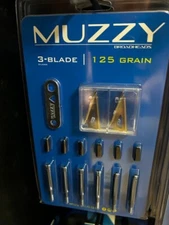 Muzzy Screw-In Broadhead 3 Blade 125 gr. 6 pk.