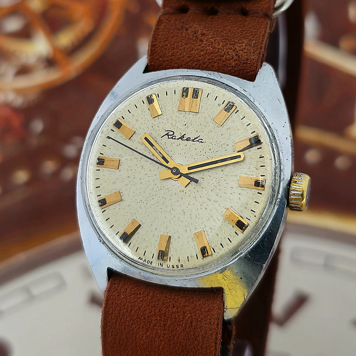 Vintage Watch USSR RAKETA 2609.НА Rare SOVIET Wristwatch 19 Jewels