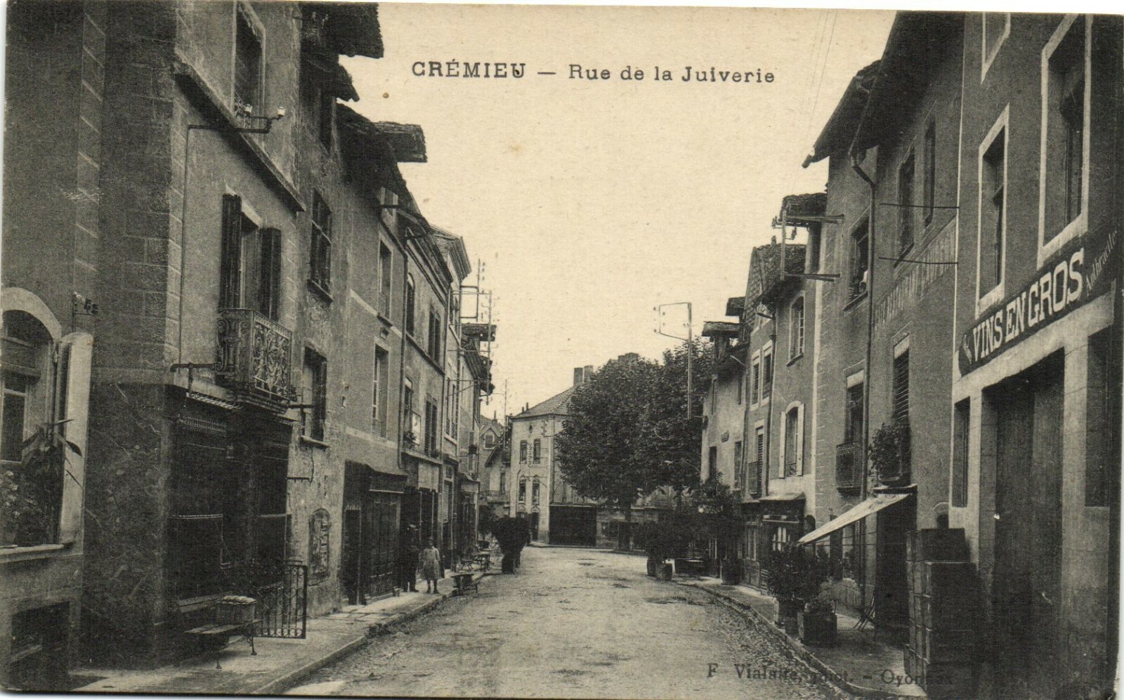 PC JUDAICA, CRÉMIEU, RUE DE LA JUIVERIE, Vintage Postcard (b37787) | eBay