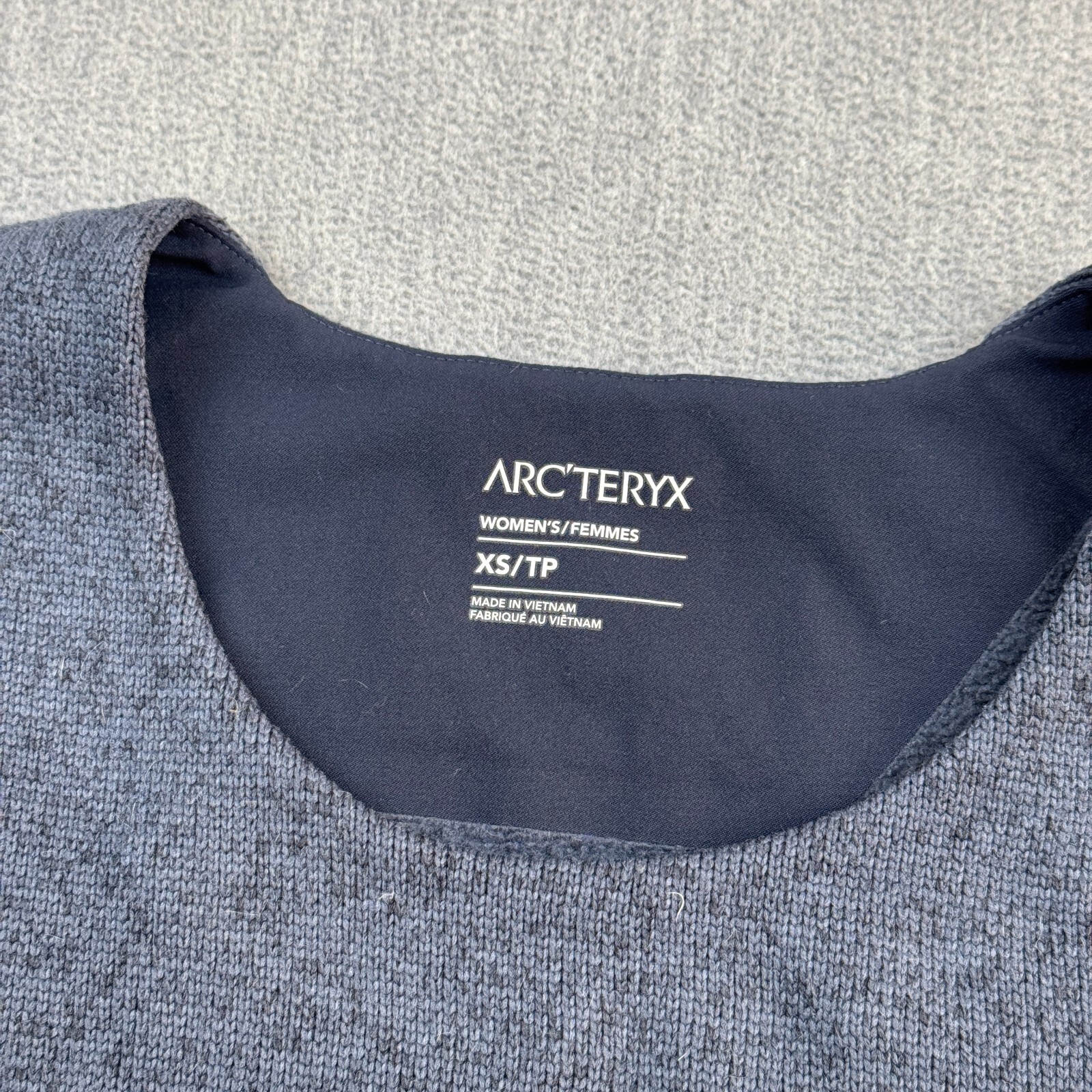 ARC'TERYX Maglione Arcteryx donna XS Covert pile tasca pullover girocollo outdoor escursionismo