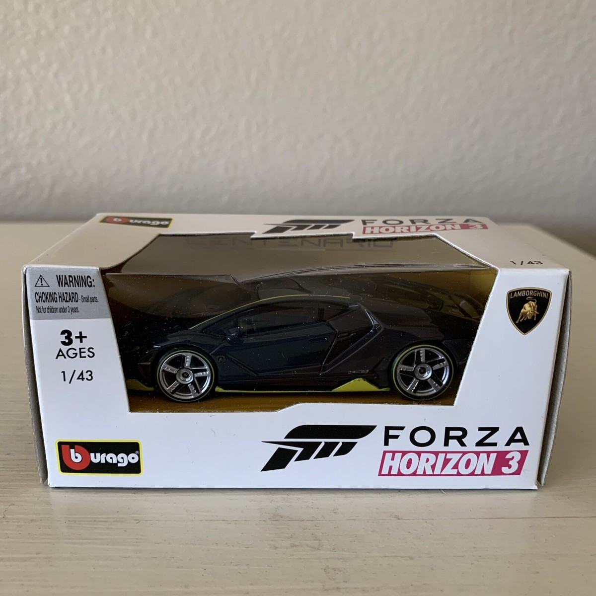 Forza Horizon 3 Lamborgini Centenario Burago Diecast Car 1:43