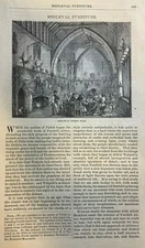 1876 Medieval Furniture illustrated
